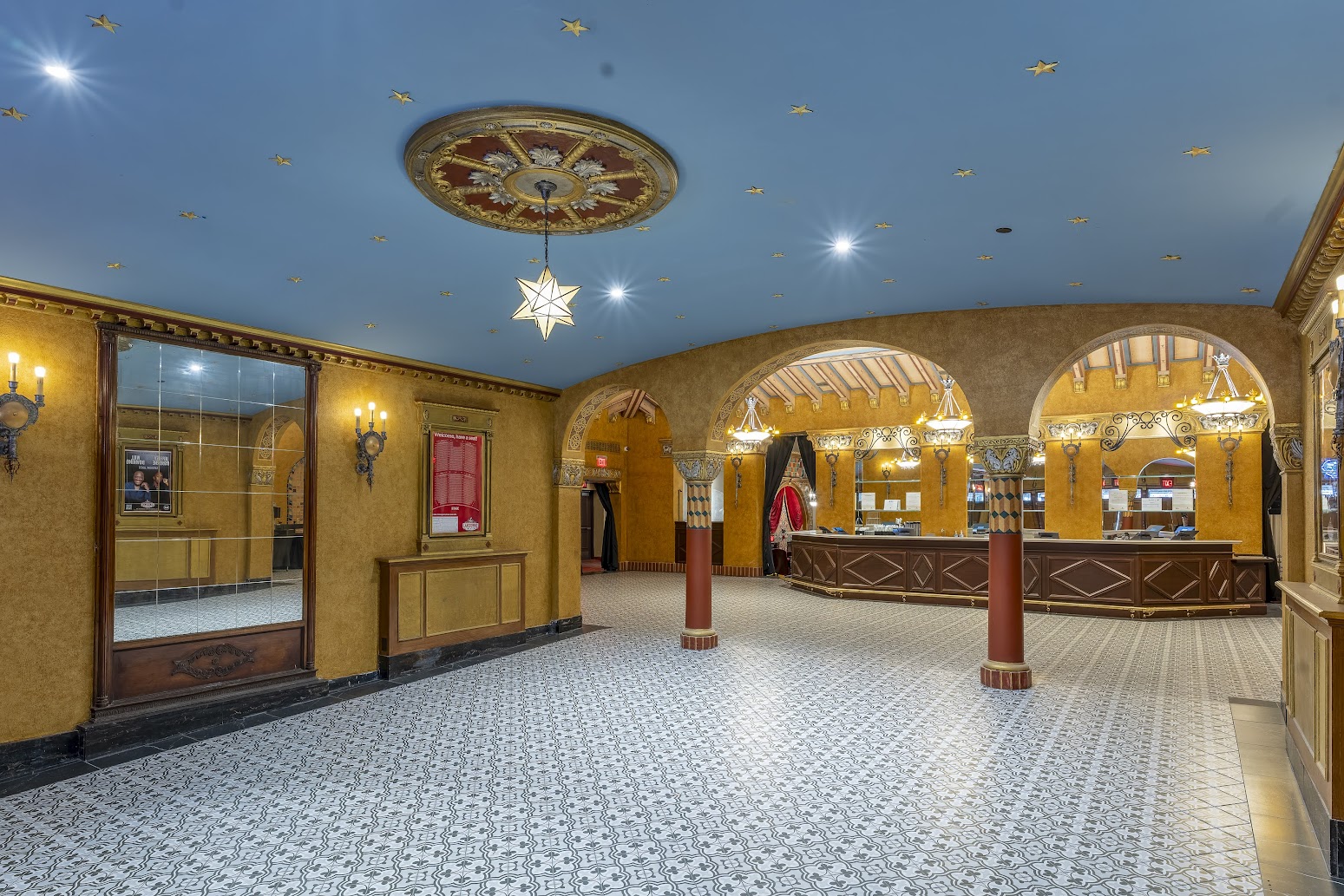 The lobby ramp looking northeast, 2026